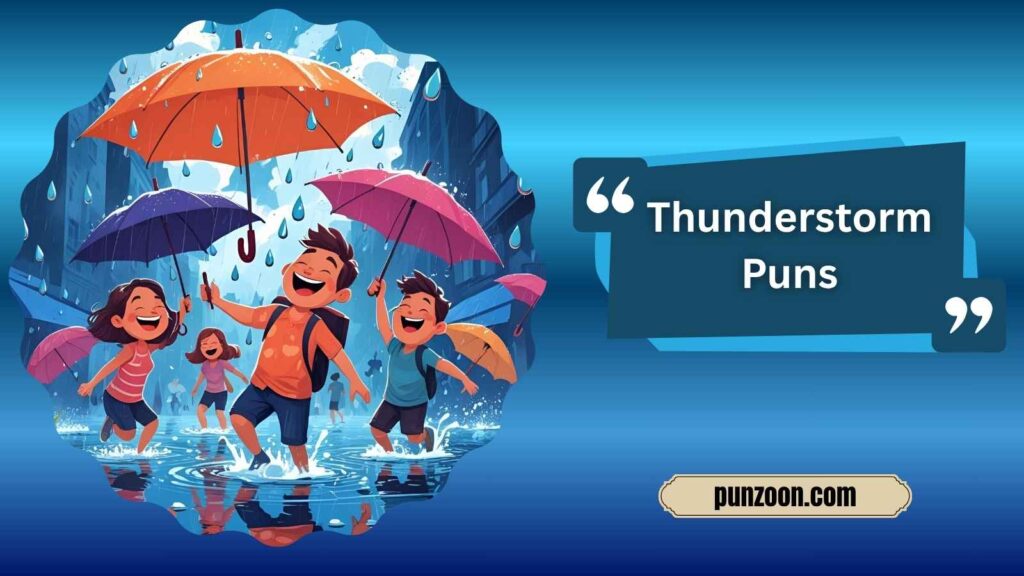 Clever Thunderstorm Puns for Instagram