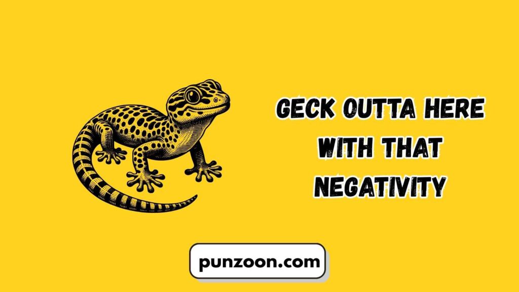 Funny Gecko Puns One Liners