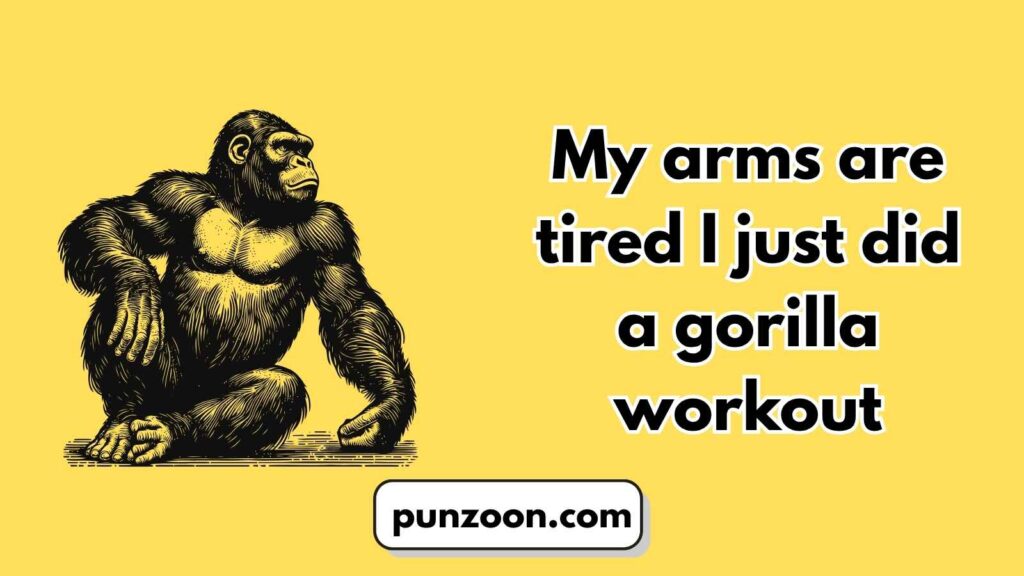 Funny Gorilla Puns Captions
