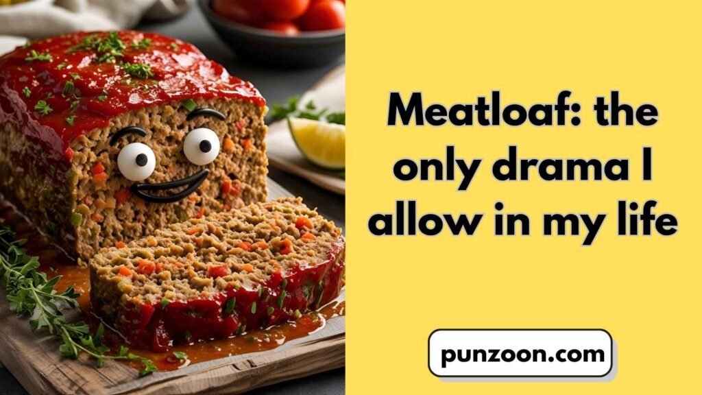 Funny Meatloaf Puns Captions