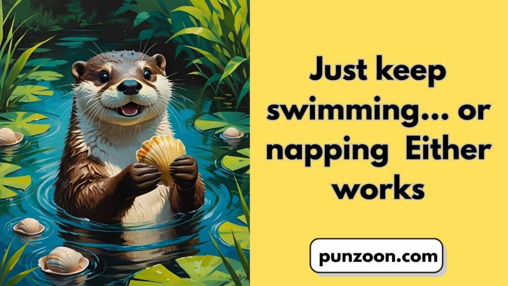 Funny Otter Pun Captions