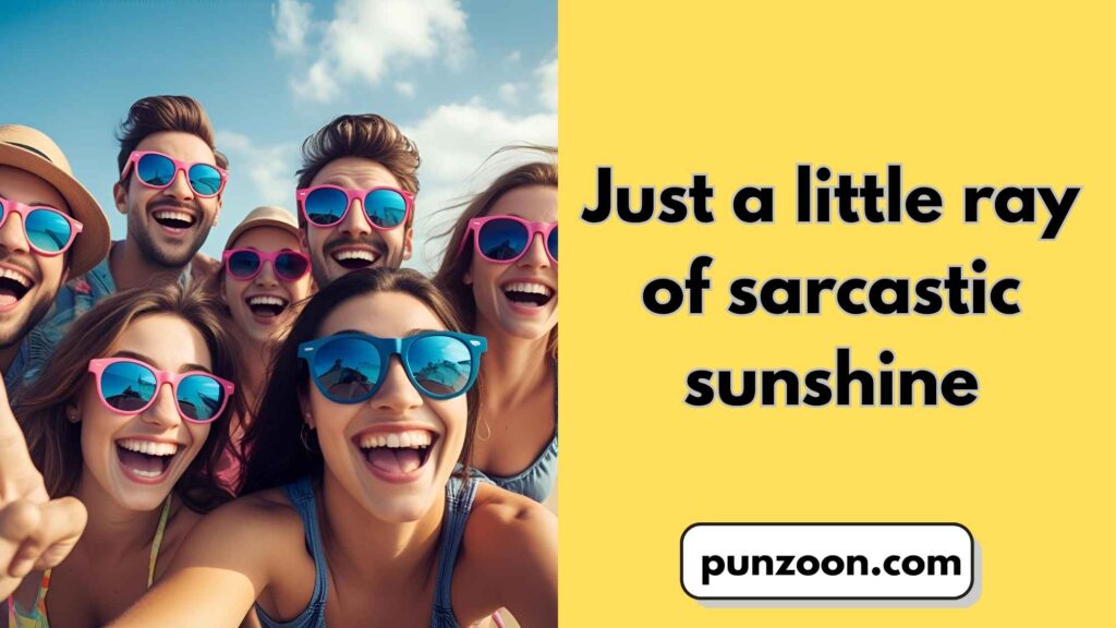 Funny Sunglasses Puns Captions 