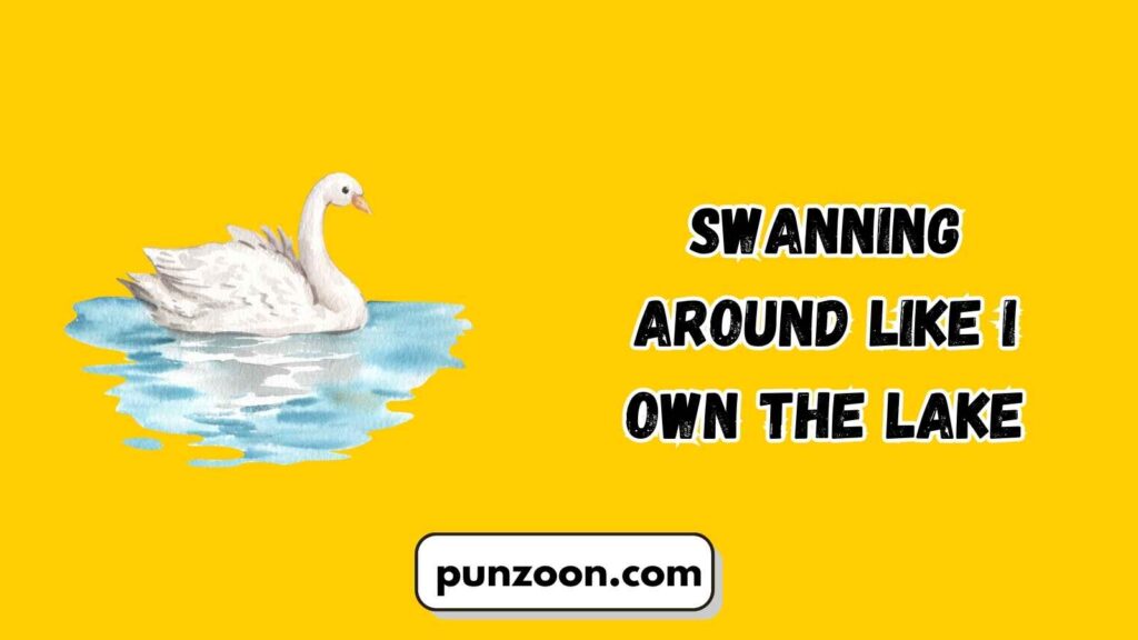 Funny Swan Puns Captions