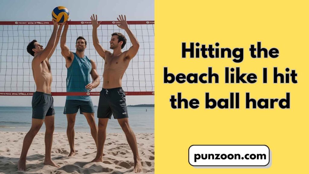 Funny Volleyball Puns Captions