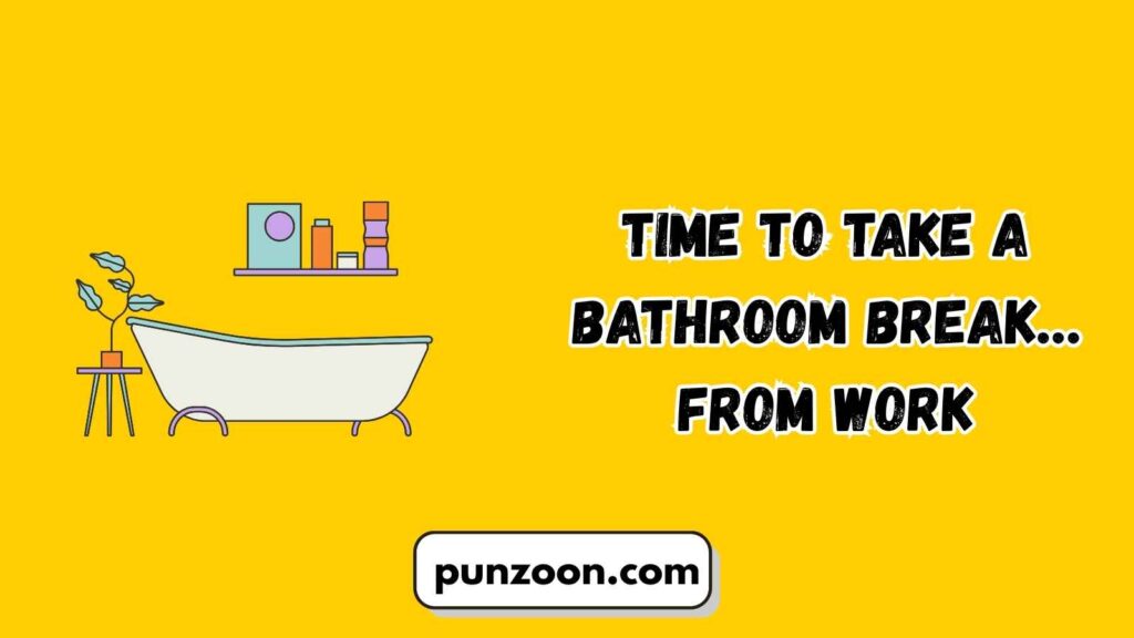 Short Funny Bathroom Puns