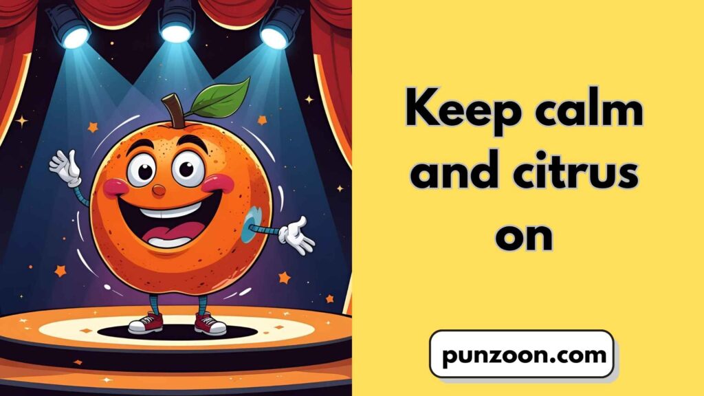 Short Funny Orange Puns