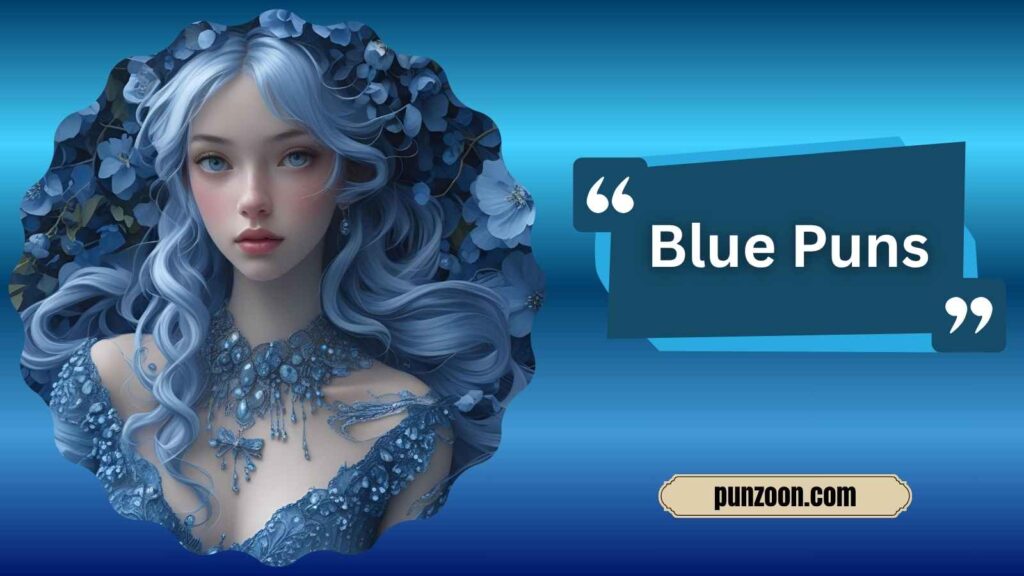 Witty Blue Puns for Social Media Posts 