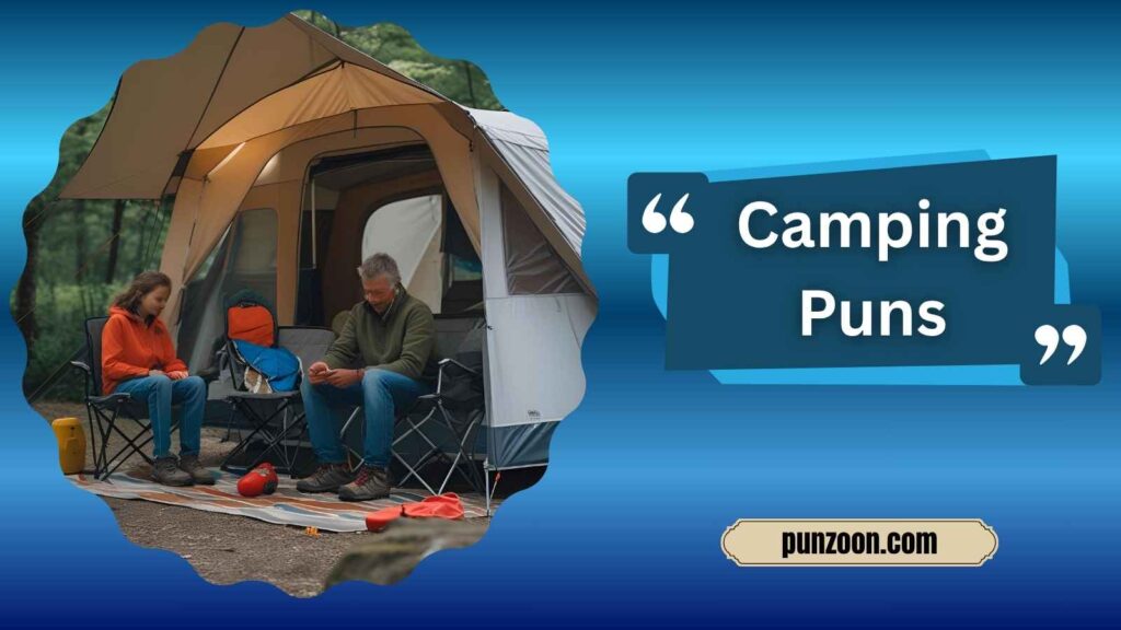 Witty Camping Puns for Social Media Posts