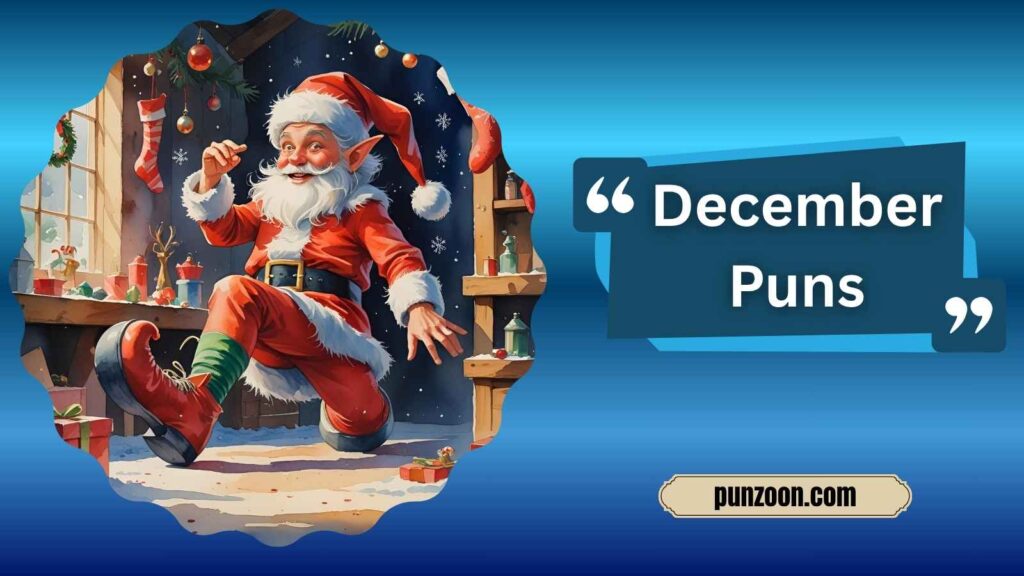Witty December Puns for Social Media