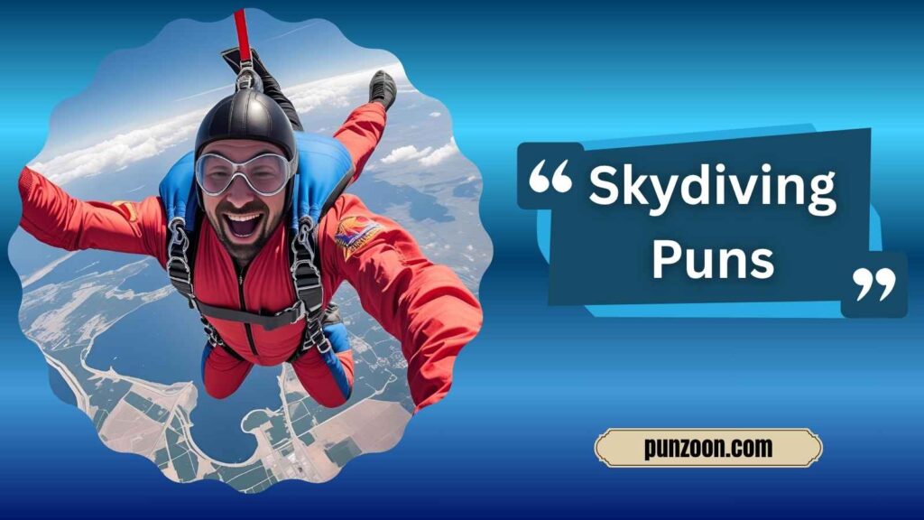 Witty Skydiving Puns for Social Media