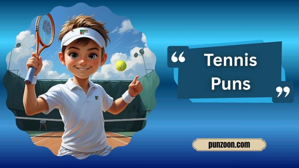 Witty Tennis Puns for Social Media