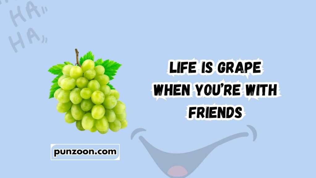 Funny Grape Puns Captions