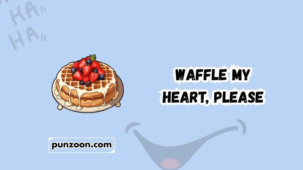 Funny Waffle Puns Captions
